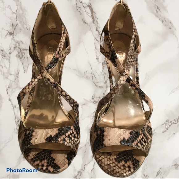 Guess Snakeskin High Heel Shoes - Picture 2 of 6
